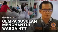 Gempa susulan berulang kali mengguncang Pulau Flores, Nusa Tenggara Timur. Hingga Minggu petang, jumlah korban meninggal dunia mencapai 68 orang.