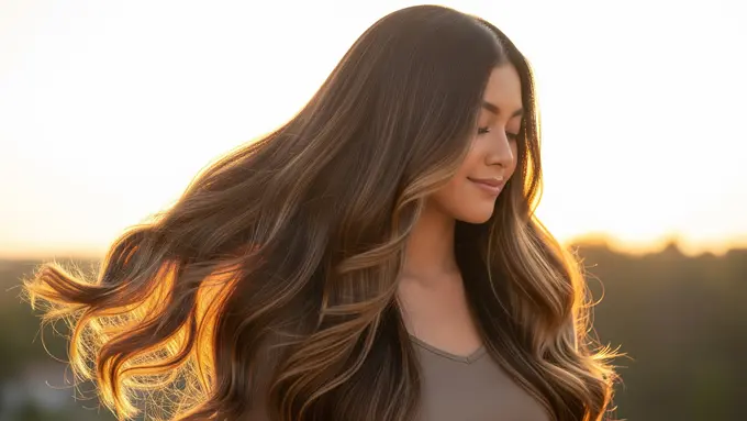 Model Rambut Wanita Panjang Berwarna Tren 2026