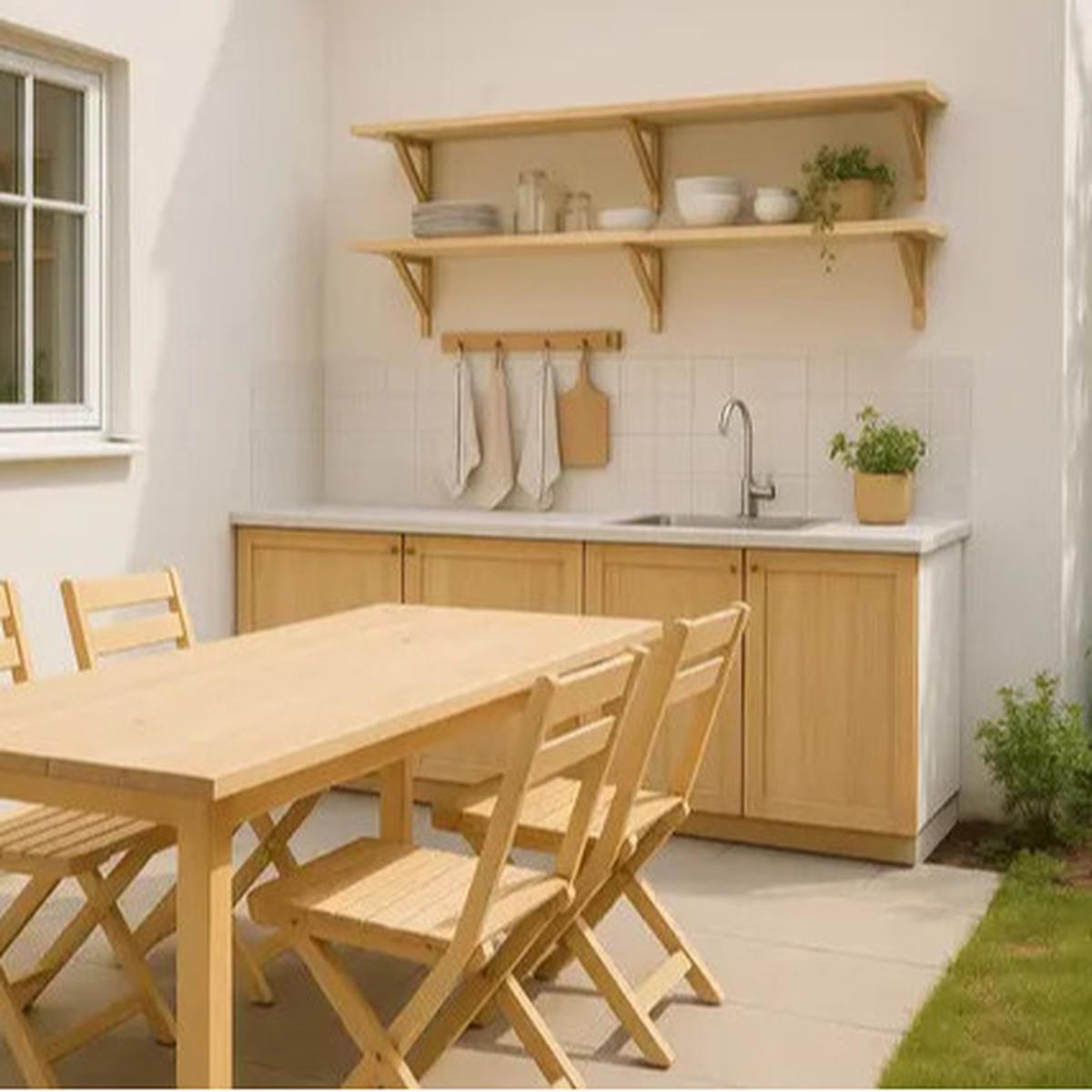 7 Inspirasi Model Rumah Sederhana dengan Dapur Outdoor Tren 2025, Nyaman untuk Kumpul Keluarga