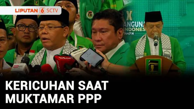 VIDEO: Muktamar PPP Ricuh, Kader Saling Dorong hingga Lempar Kursi