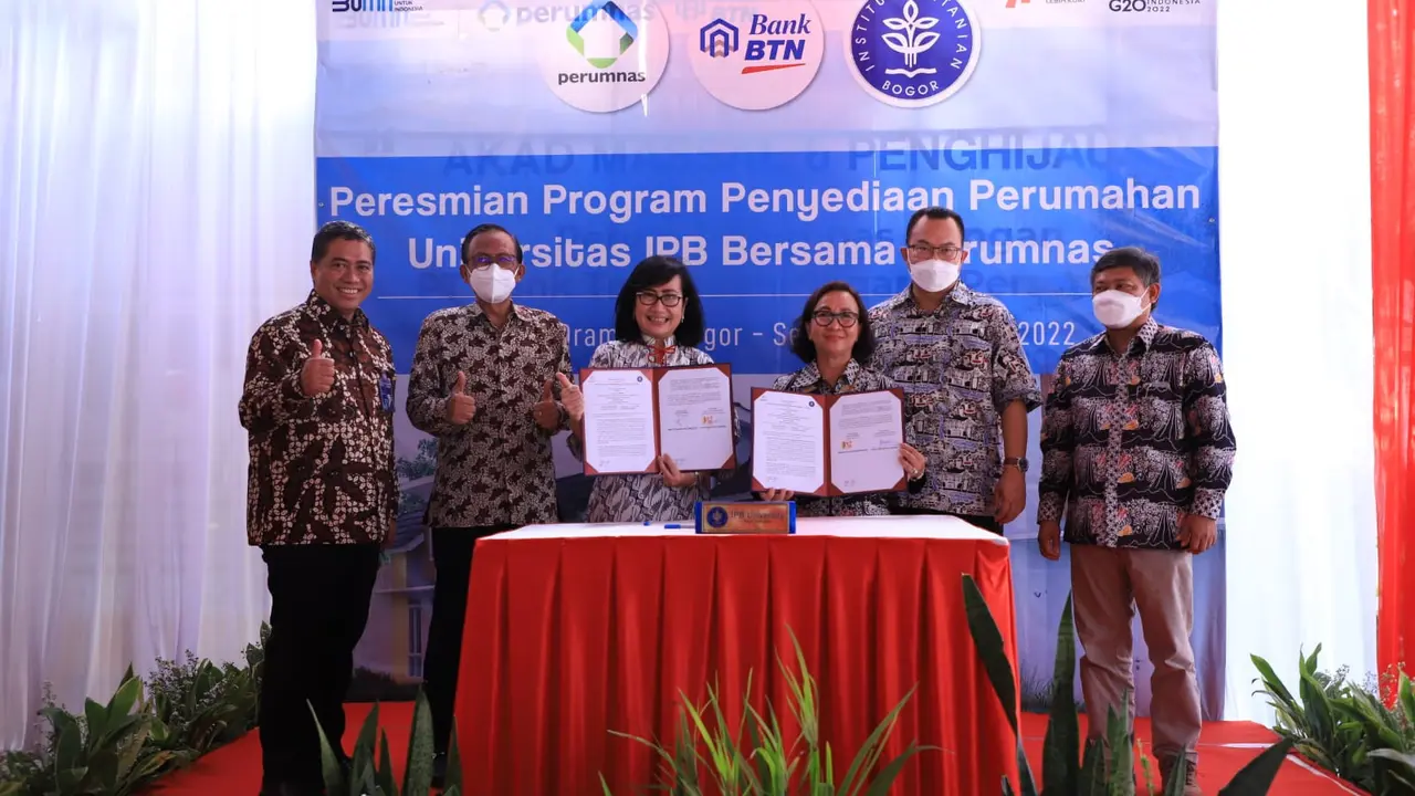 Perumnas menjalin kerja sama dengan IPB untuk menyediakan hunian yang layak bagi seluruh tenaga pendidik dan karyawan IPB