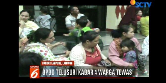 Isu Ada Tsunami, Warga Lampung Selatan Mengungsi ke Kantor Gubernur