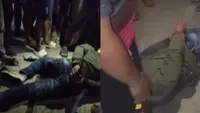 Momen Maling Ditangkap Warga Saat Dorong Motor Curian, Gagal Nyalakan Mesin