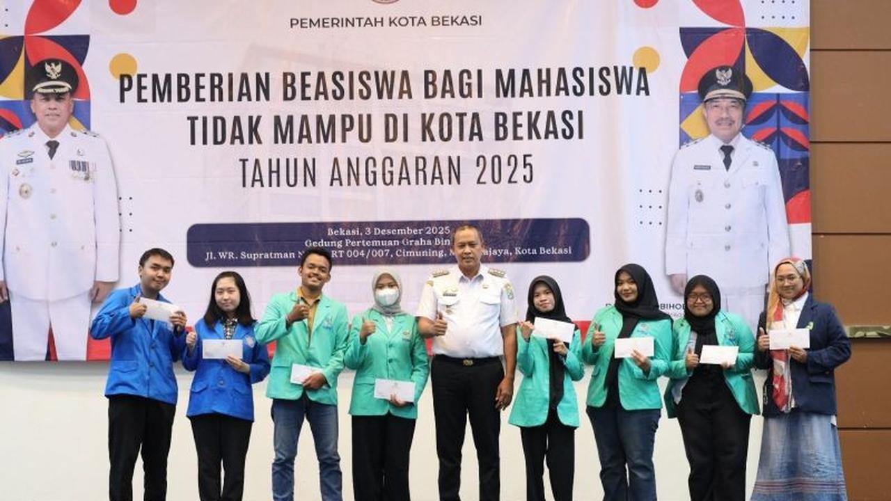 Pemkot Bekasi Perluas Akses Bantuan Pendidikan, 1.480 Mahasiswa Raih Beasiswa