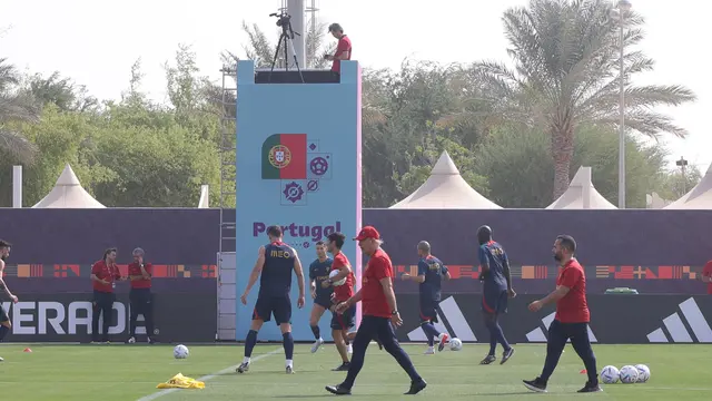 Latihan Timnas Portugal