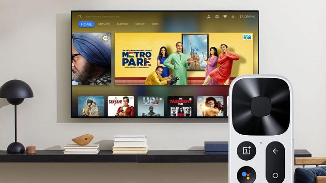 Tampilan OnePlus TV yang baru saja diperkenalkan (sumber: OnePlus)
