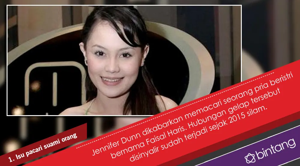 Jennifer Dunn, Isu Pacari Suami Orang hingga Hamil. (Foto: Liputan6.com, Desain: Nurman Abdul Hakim/Bintang.com)