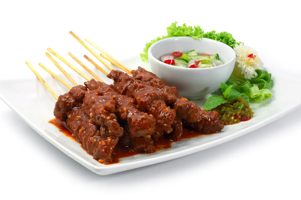 sate daging sapi rempah