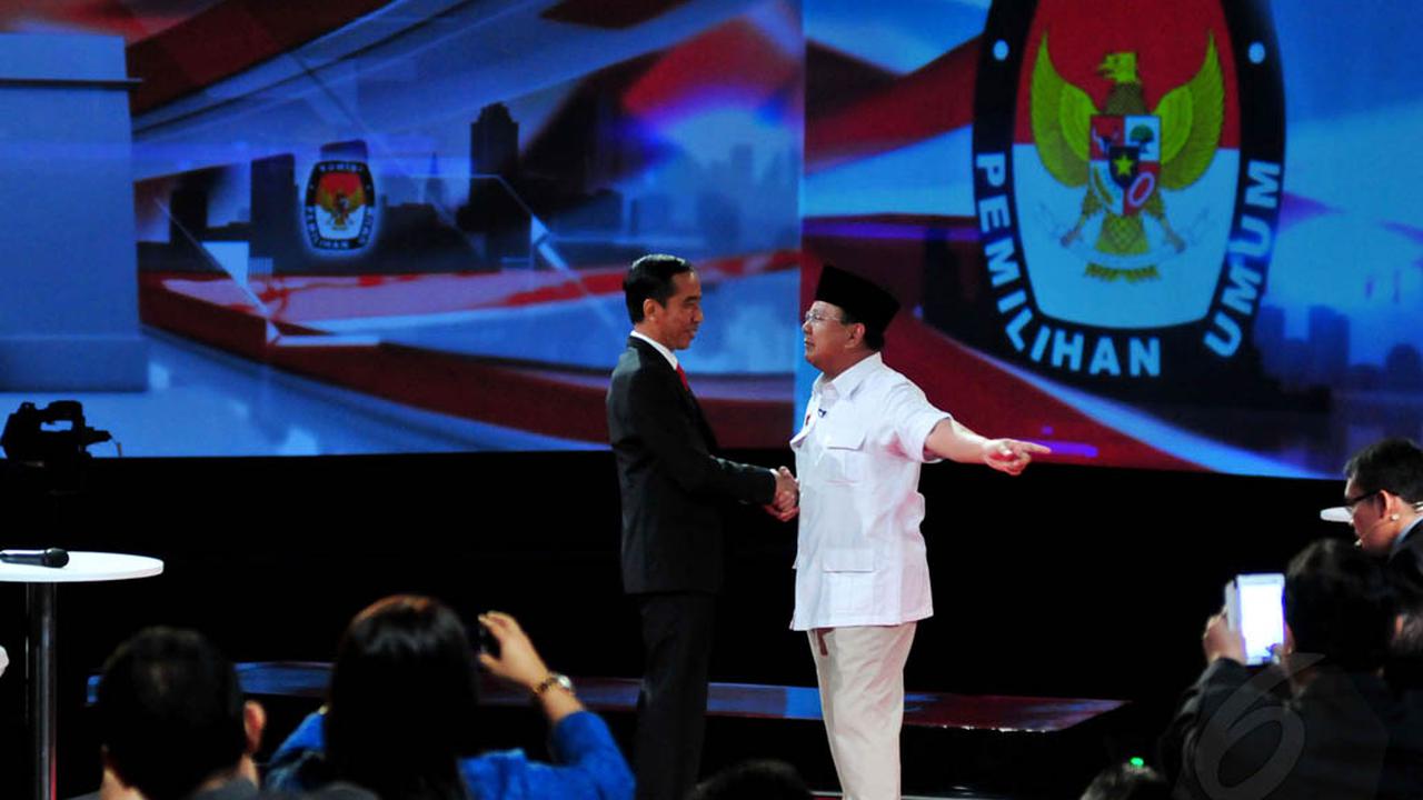 Keakraban Jokowi-Prabowo Usai Debat Capres