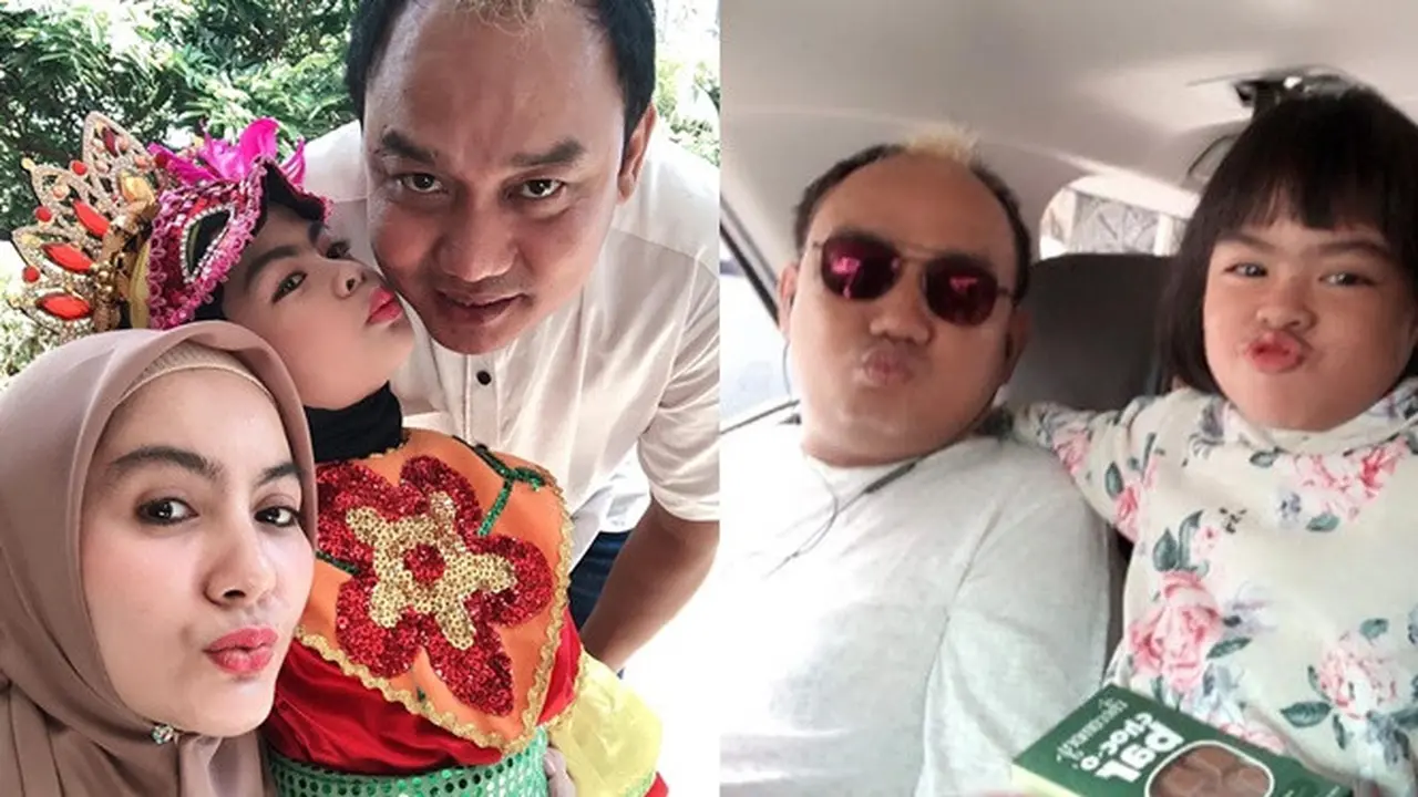 6 Momen Mesra Azis Gagap dengan Fatimah Azzahra, Putri Cantik dari Istri Kedua