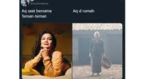 5 Foto Ekspektasi Vs Realita Pakai Foto Christine Hakim Ini Bikin Senyum