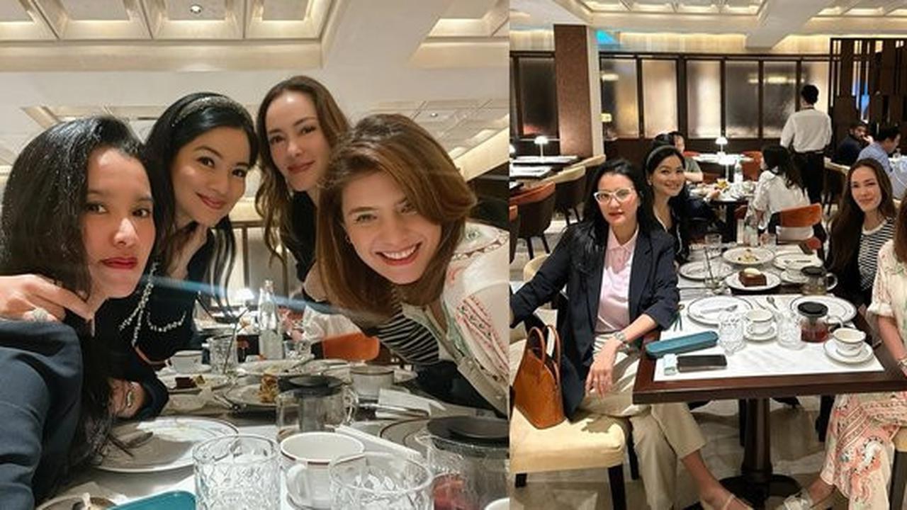 Cantik dan Memesona, Potret Titi Kamal dan Cathy Sharon Dinner Bareng