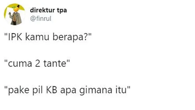 Jawaban kocak soal IPK