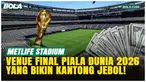 MetLife Stadium di New Jersey akan menjadi venue final Piala Dunia 2026 pada 19 Juli. Namun, suporter harus membayar biaya transportasi khusus hingga 98 dolar AS dan menjalani perjalanan transit untuk mencapai stadion berkapasitas 80 ribu penonton te...