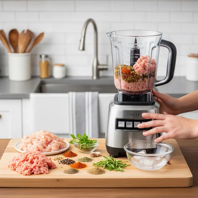 Cara Bikin Sosis Ayam dengan Blender (AI)