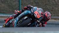 Pembalap Petronas Yamaha SRT, Fabio Quartararo. (AFP/Michal Cizek)
