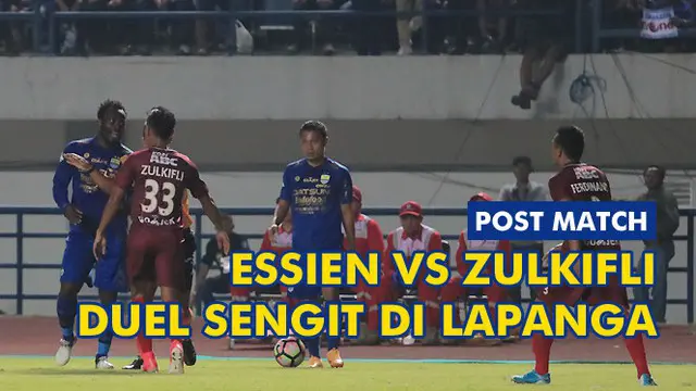 Berita video duel Michael Essien vs Zulkifli saat keduanya berjumpa di laga Persib vs PSM Makassar. (Voice of Bobotoh)