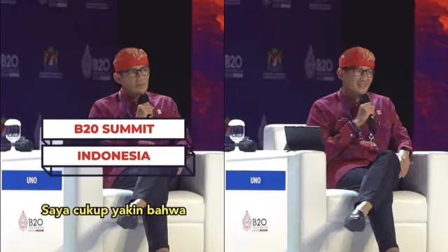 Sandiaga Uno Hadiri B20 di Bali