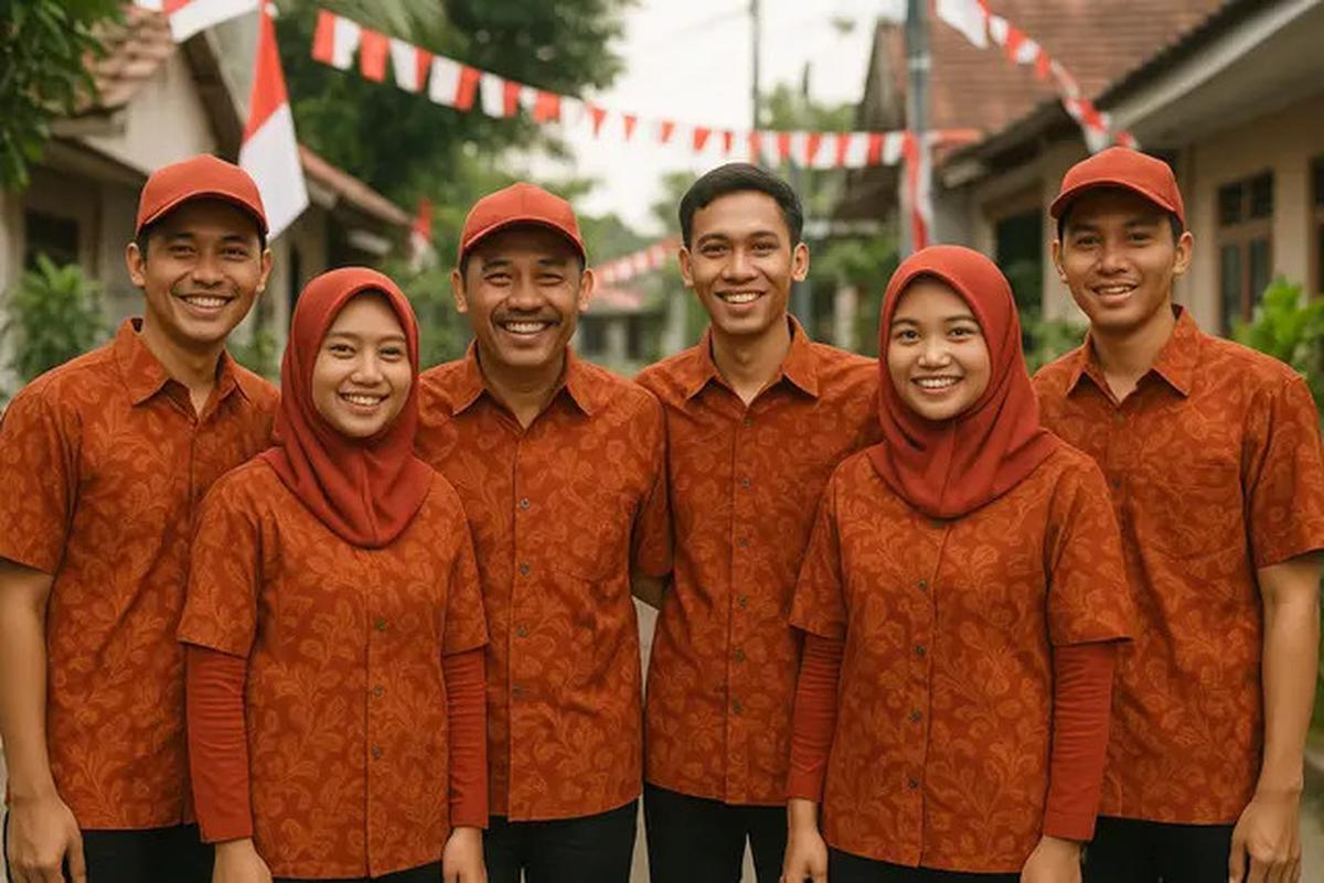 10 Warna Baju Batik yang Cocok untuk Panitia 17-an di Kampung, Bisa Jadi Referensi