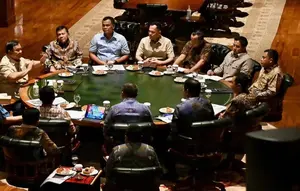 Prabowo Ratas di Hambalang, Bahas Kebakaran Hutan Kalimantan dan Bencana NTT
