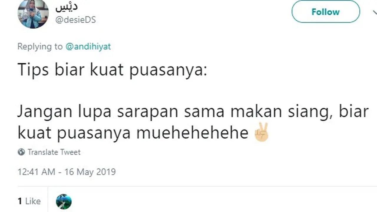 tips kuat puasa ala warganet
