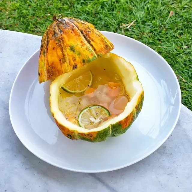 Es Mangkok Blewah Jeruk Nipis