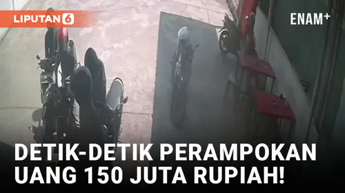 VIDEO: Ngeri! Detik-detik Nasabah Bank Dirampok saat Ambil Uang di Minimarket