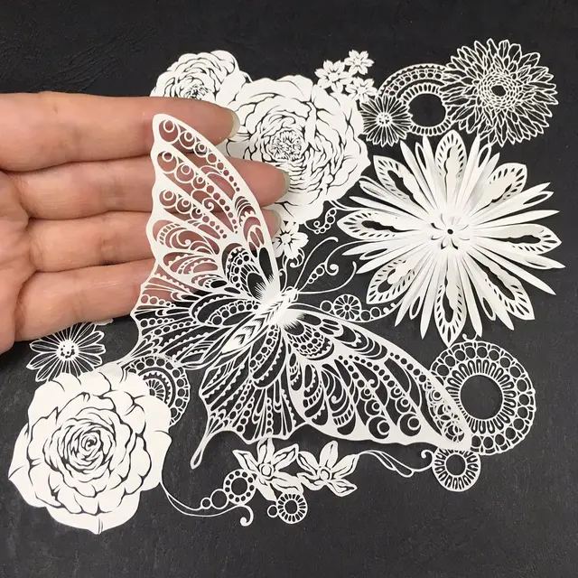 Kirigami Karya Seniman Ini Detailnya Bikin Kagum. (Sumber: Instagram/kiriesousakukamasayo)