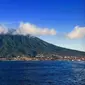 Pesona keindahan Gunung Gamalama di Ternate. (Dok: Instagram&nbsp;@dhaniswanardi)