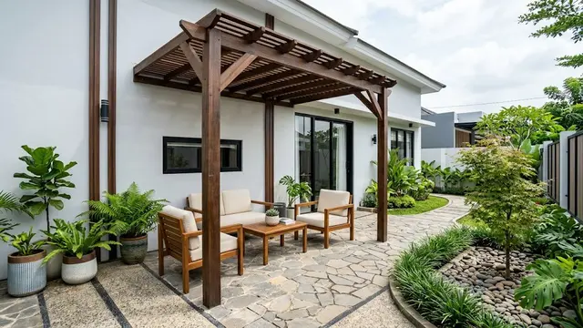 Pergola Kayu
