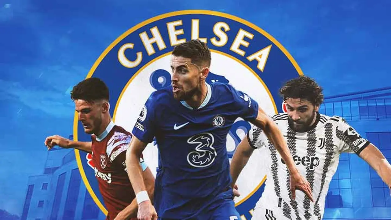 Chelsea - Declan Rice, Jorginho, Manuel Locatelli