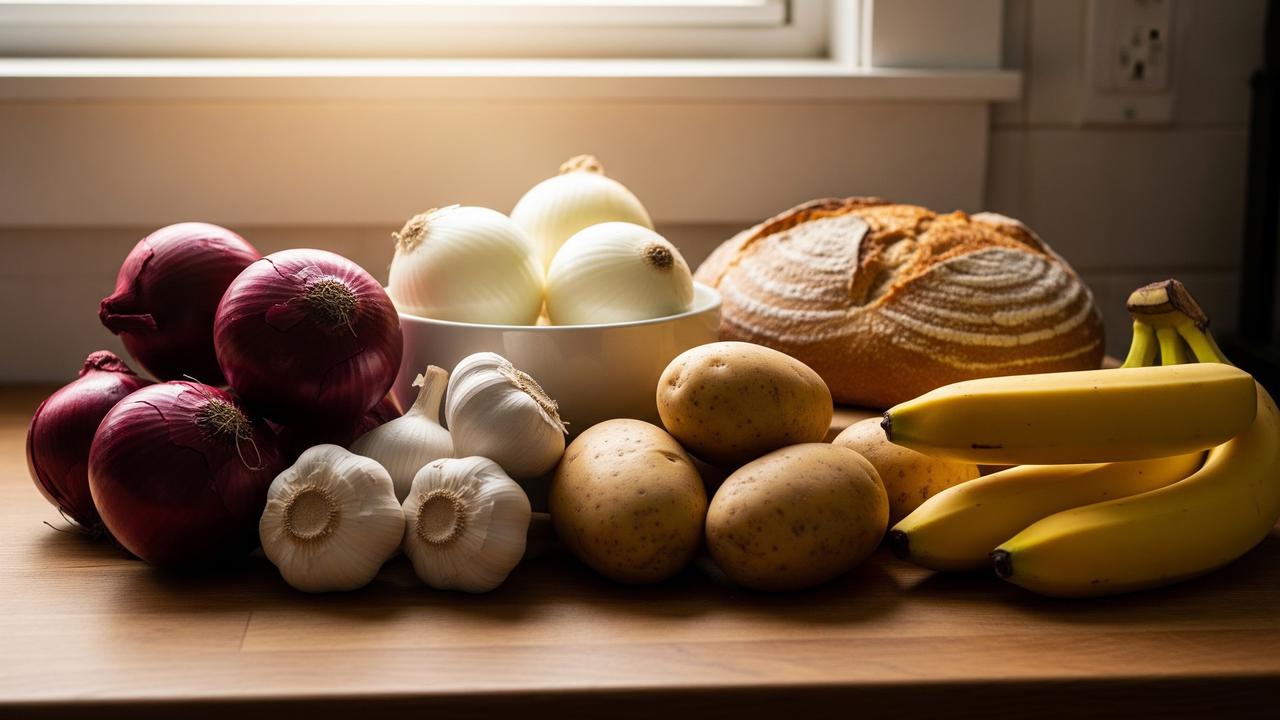 Bahan Dapur yang Tidak Perlu Disimpan di Kulkas (AI Generated)