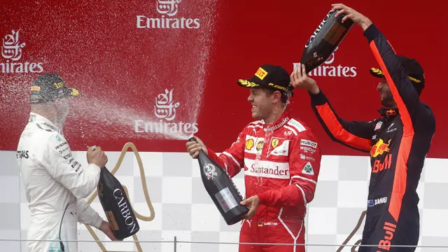 F1 2017, GP Austria, Sebastian Vettel, Valtteri Bottas
