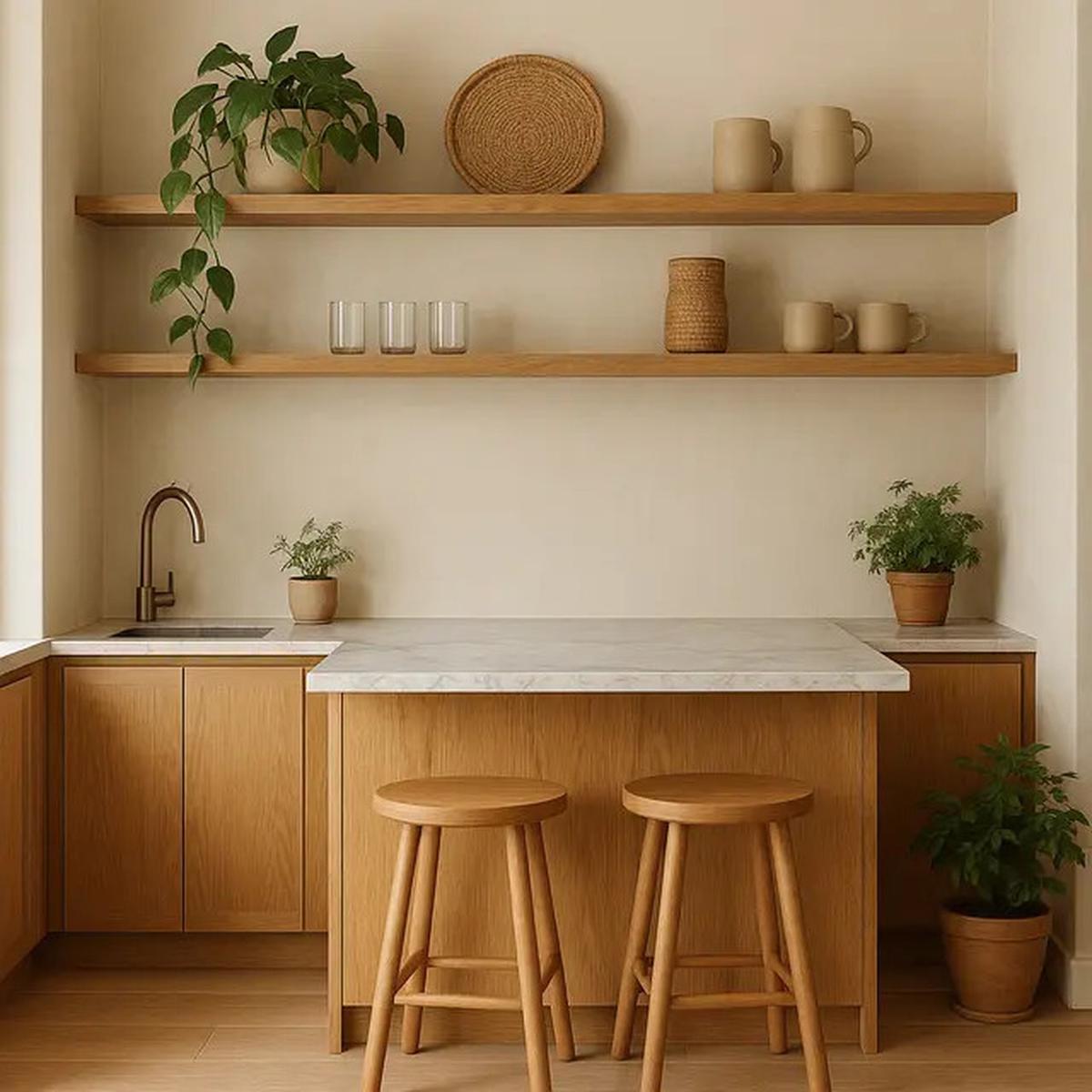 7 Inspirasi Dapur Kecil dengan Mini Bar, Jadi Tren Rumah di Tahun 2025