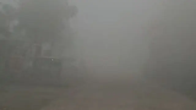 Kabut Tebal Palembang