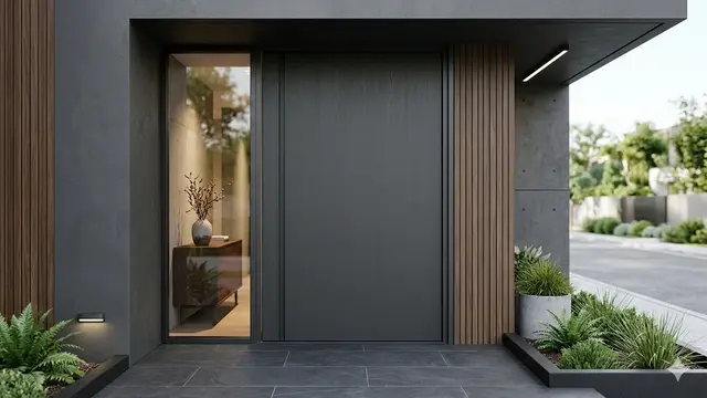 Desain Pintu Utama 2026 Tanpa Handle yang Cocok untuk Rumah Modern (Foto: Gemini AI)