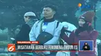 Fenomena embun es terjadi setiap tahun pada bulan Juli hingga Agustus.