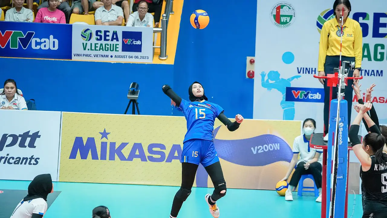 SEA V League 2023 Putaran Pertama: Timnas Bola Voli Putri Indonesia vs Thailand