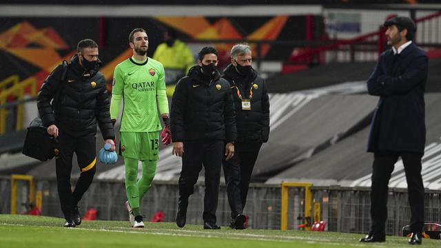 FOTO: Momen Tiga Pergantian Pemain AS Roma yang Jadi Pemicu Manchester United Superior di Babak Kedua Laga Leg Pertama Semifinal Liga Europa - Pau Lopez