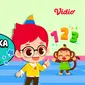 Kartun edukatif JunyTony bisa disaksikan melalui layanan streaming Vidio. (Dok. Vidio)