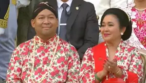 Didit Prabowo dan Titiek Soeharto Kompak Berbunga-bunga Hadiri Upacara HUT ke-81 RI di Istana Merdeka