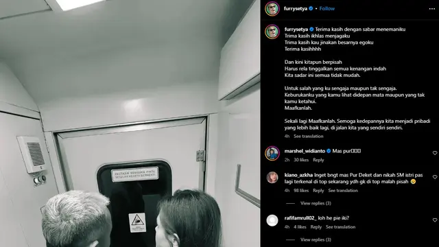 Furry Setya alias Mas Pur Tukang Ojek Pengkolan bercerai (Instagram)