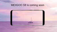 Meiigoo S8, smartphone dengan desain yang mirip sekali dengan Galaxy S8 (Sumber: Gizmochina)