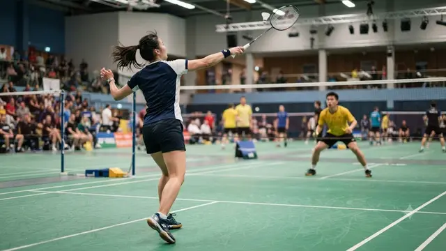 Bermain Badminton