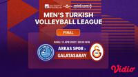 Link Live Streaming Final Men’s Turkish Volleyball League di Vidio, Rabu 13 April 2022. (Sumber : dok. vidio.com)