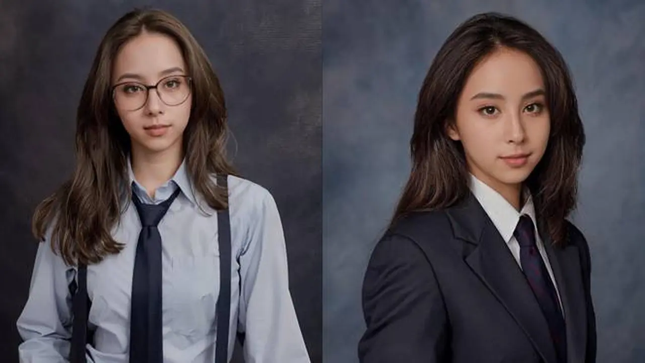 7 Potret Seleb Pakai Filter AI Yearbook Ini Tampil Jadul Bikin Pangling