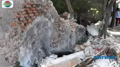 Seorang siswa SMA tewas tertimpa tembok gudang setinggi 5 meter. 