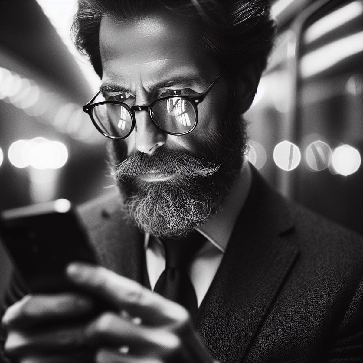 Ilustrasi Menggunakan Smartphone