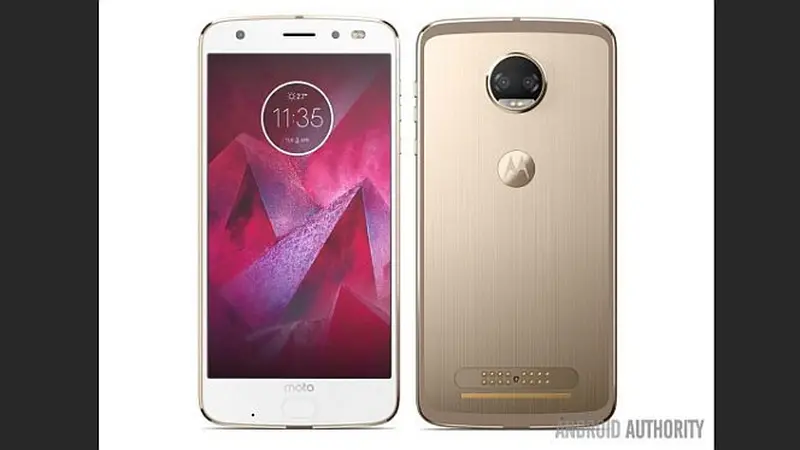 Gambar diduga memperlihatkan tampilan Moto Z2 Force