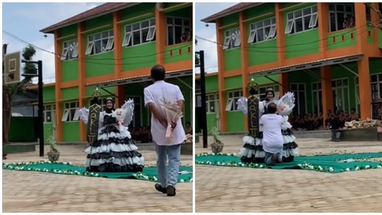 Viral Momen Ayah Beri Bunga untuk Putrinya Usai Ikut Lomba, Sosok Cinta Pertama